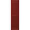 Ekena Millwork 18W x 77H Americraft Two Equal Louver Exterior Real Wood Shutters, Pepper Red, PR RW101LV18X77MRH - alternate 4